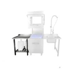 שולחן יציאה עם מדף