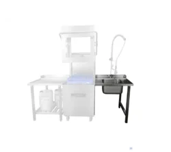 שולחן כניסה עם כיור